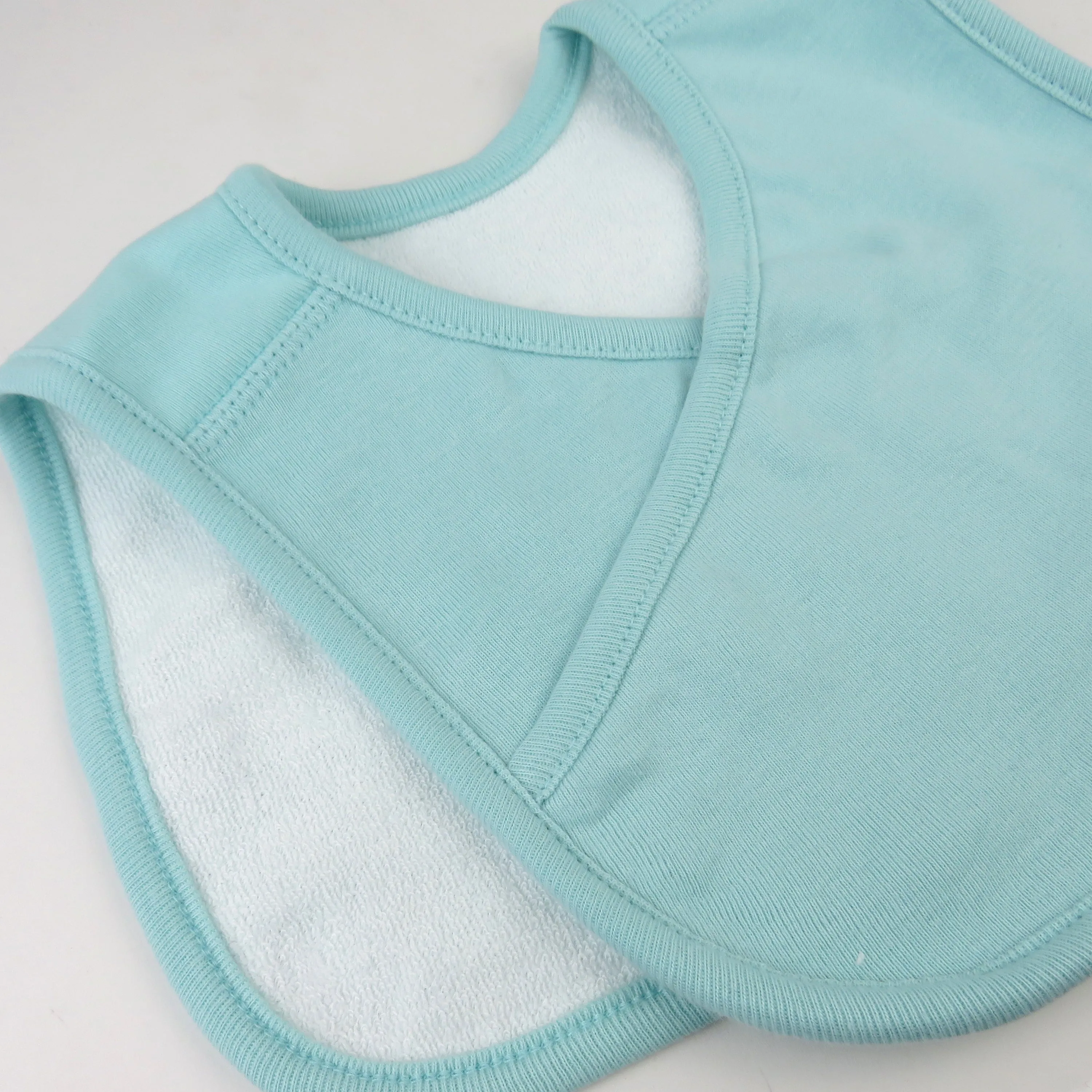 10-Pack Organic Cotton 4 in 1 Reversible Bibs