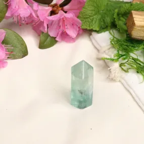 AA Grade Green/ Blue Fluorite Polished Mini Point #4