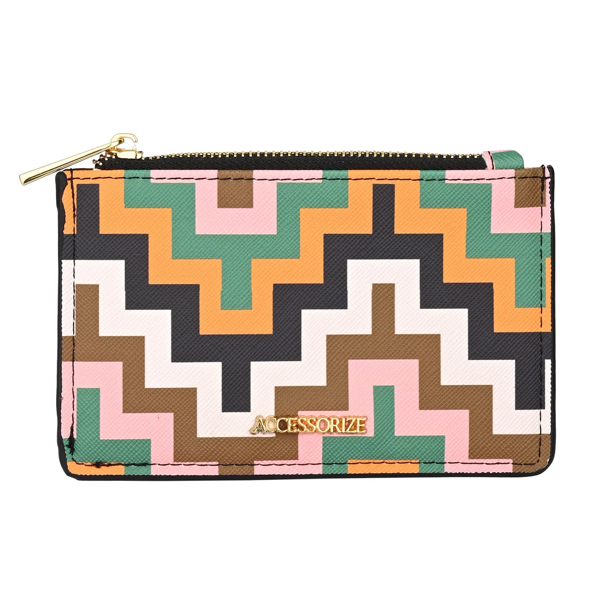 Accessorize London Women's Multi Geometric Classic Cardholder