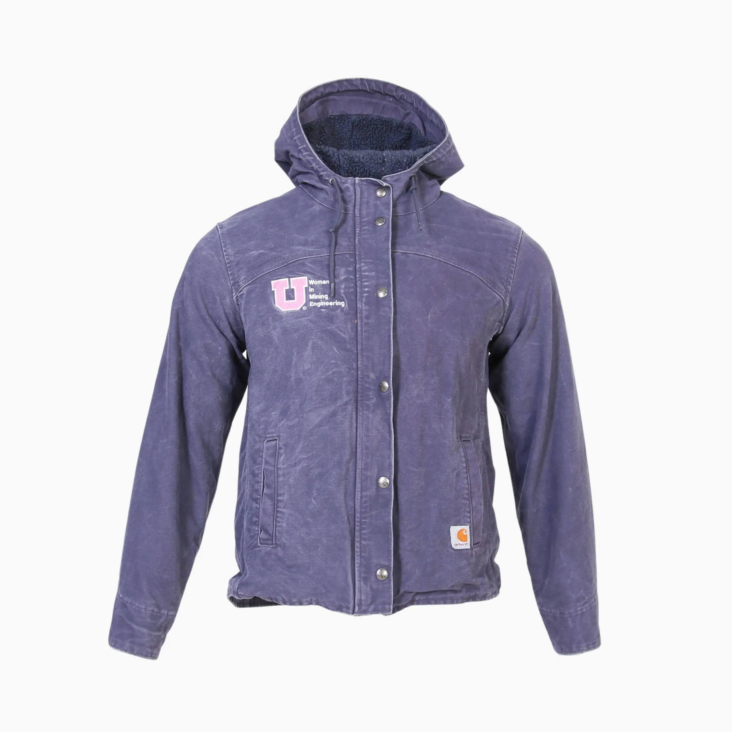 Active Hooded Jacket -  Washed Purple