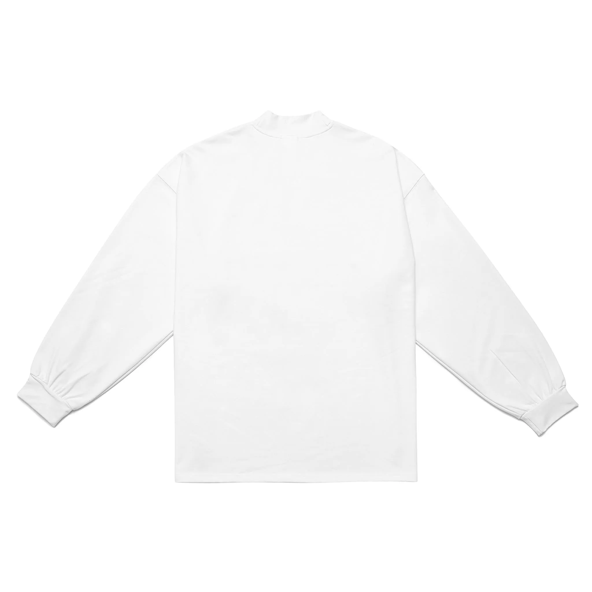 ADD Avantgarde Logo Mockneck Tee White