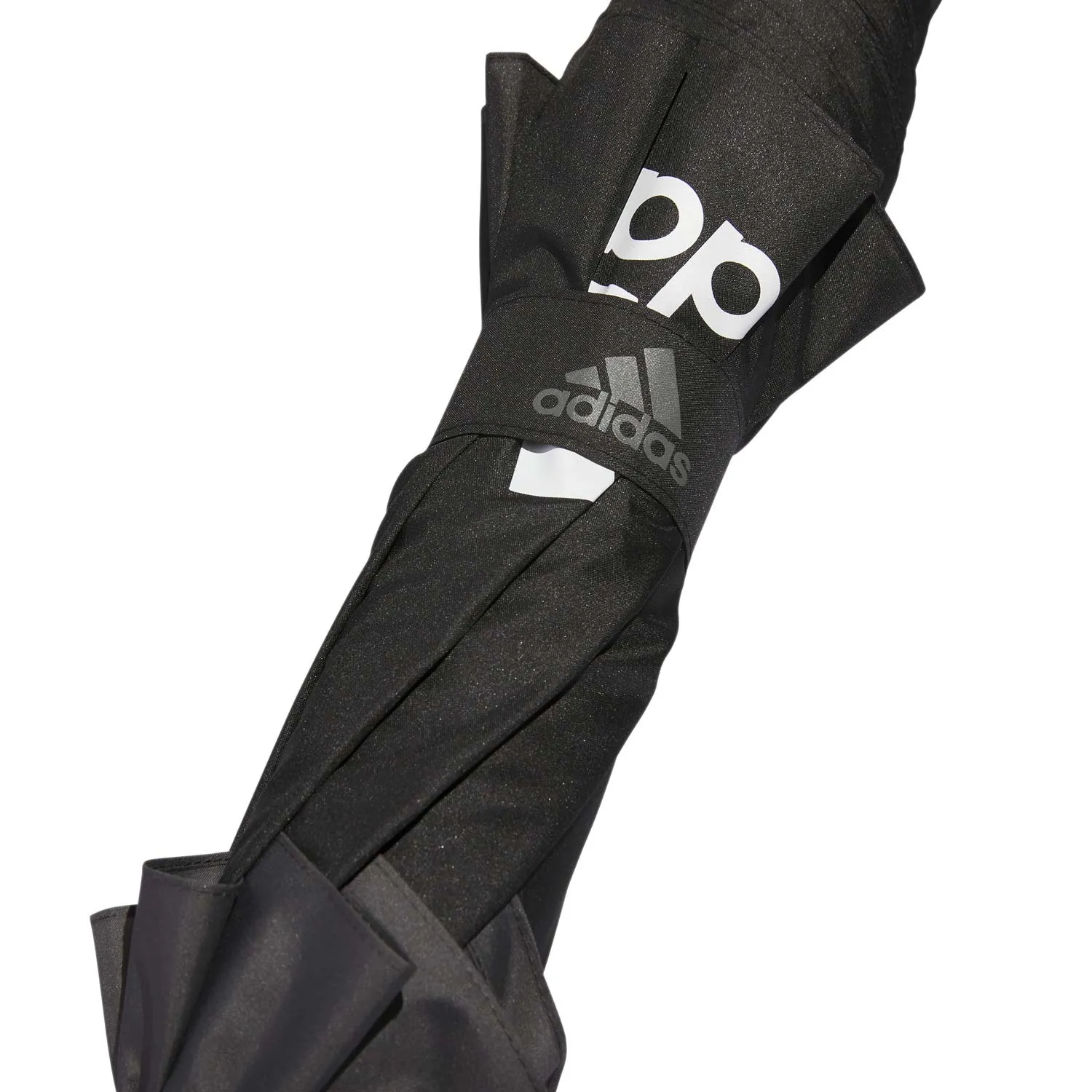 adidas Golf Double Canopy Umbrella - Black/Charcoal