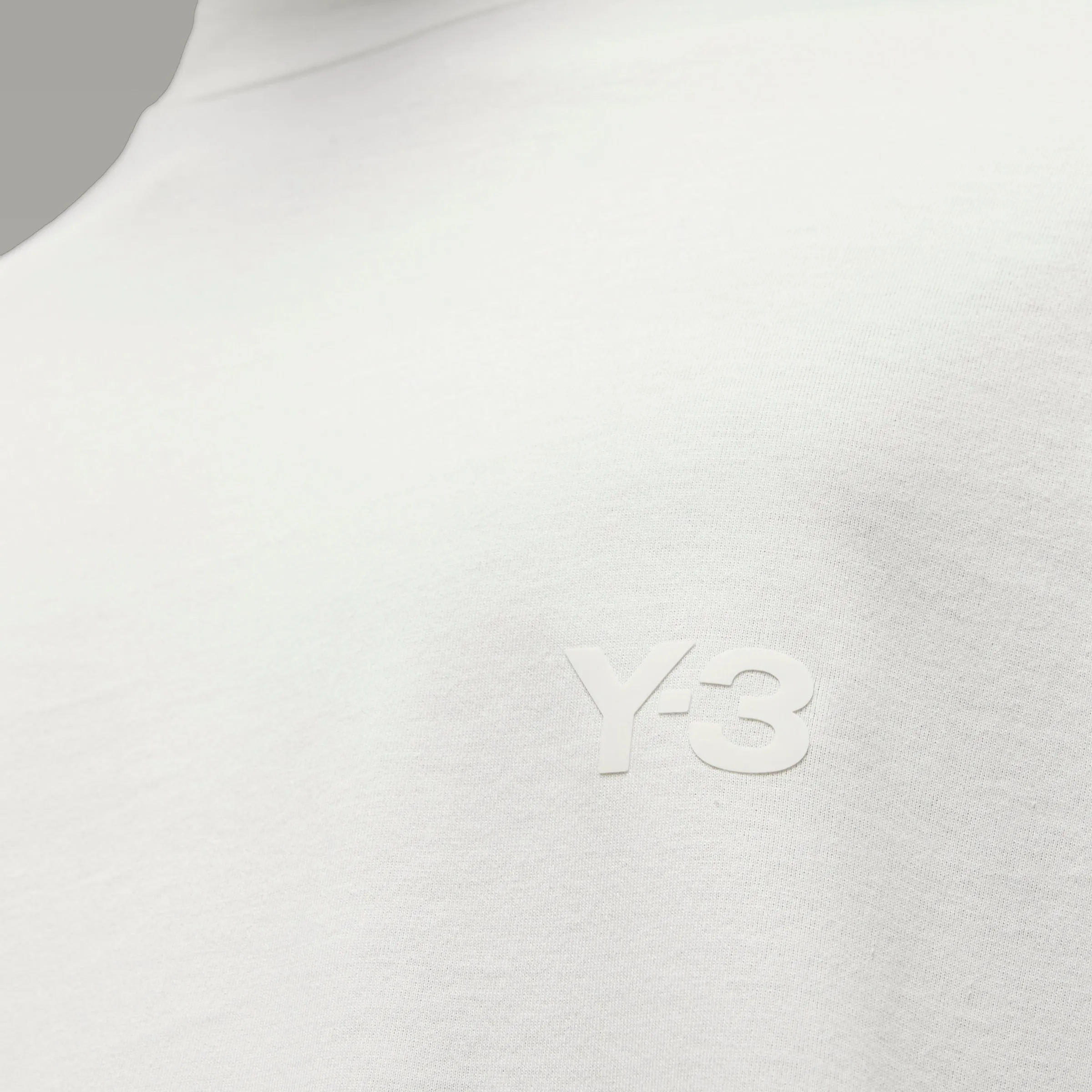 ADIDAS Y-3 Mock Neck Tee Off White