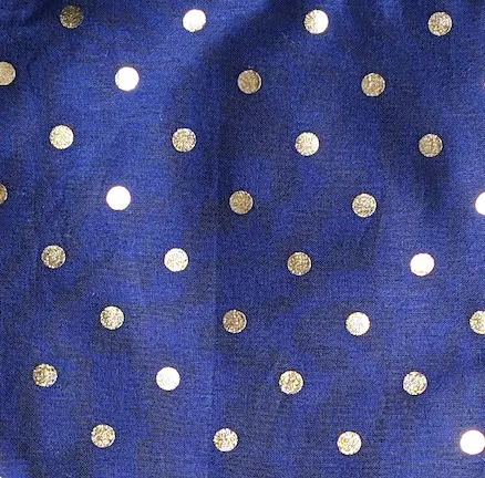 Adult Gold Polkadot Patka