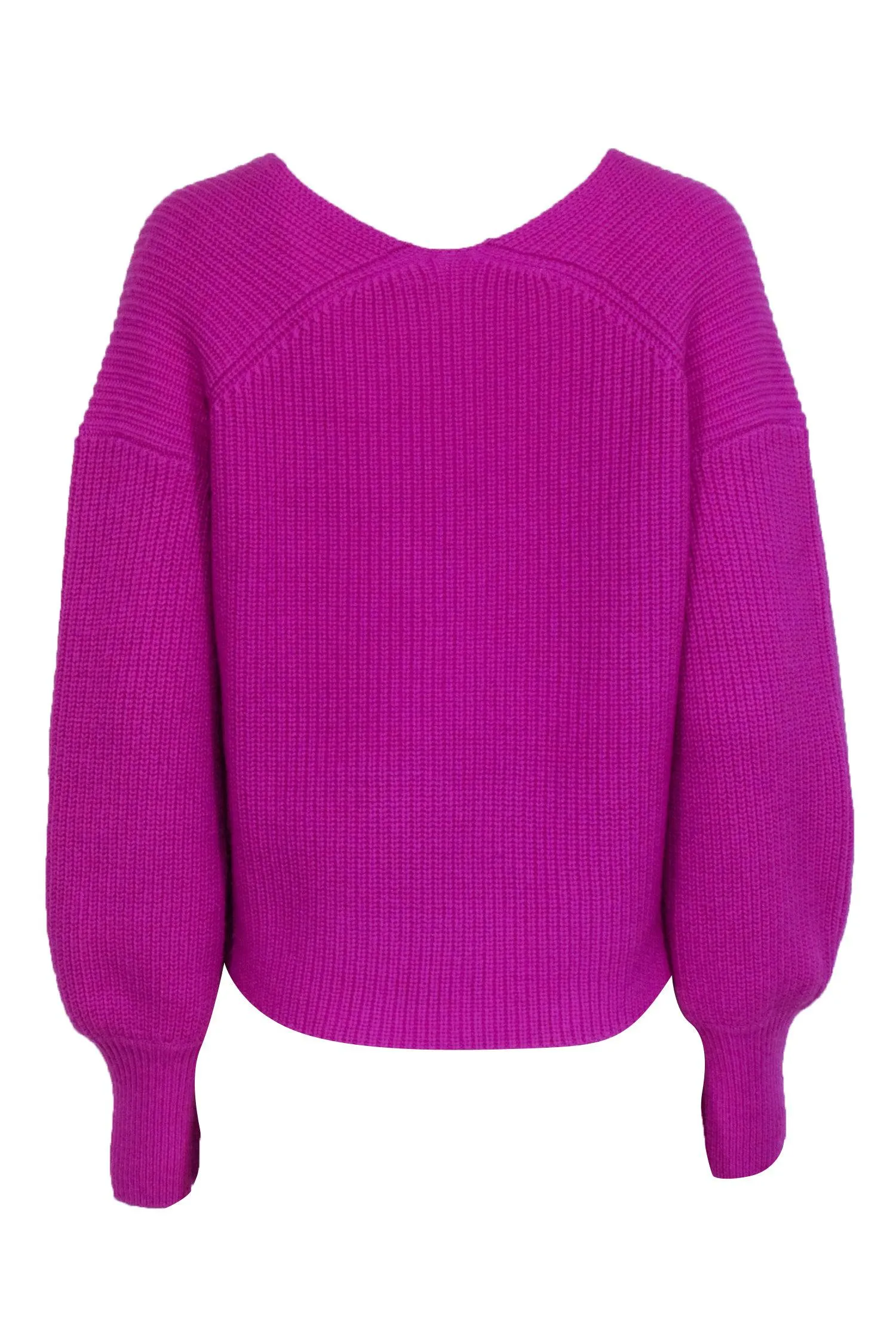 A.L.C. - Bright Purple V-Neckline Knit Sweater Sz S