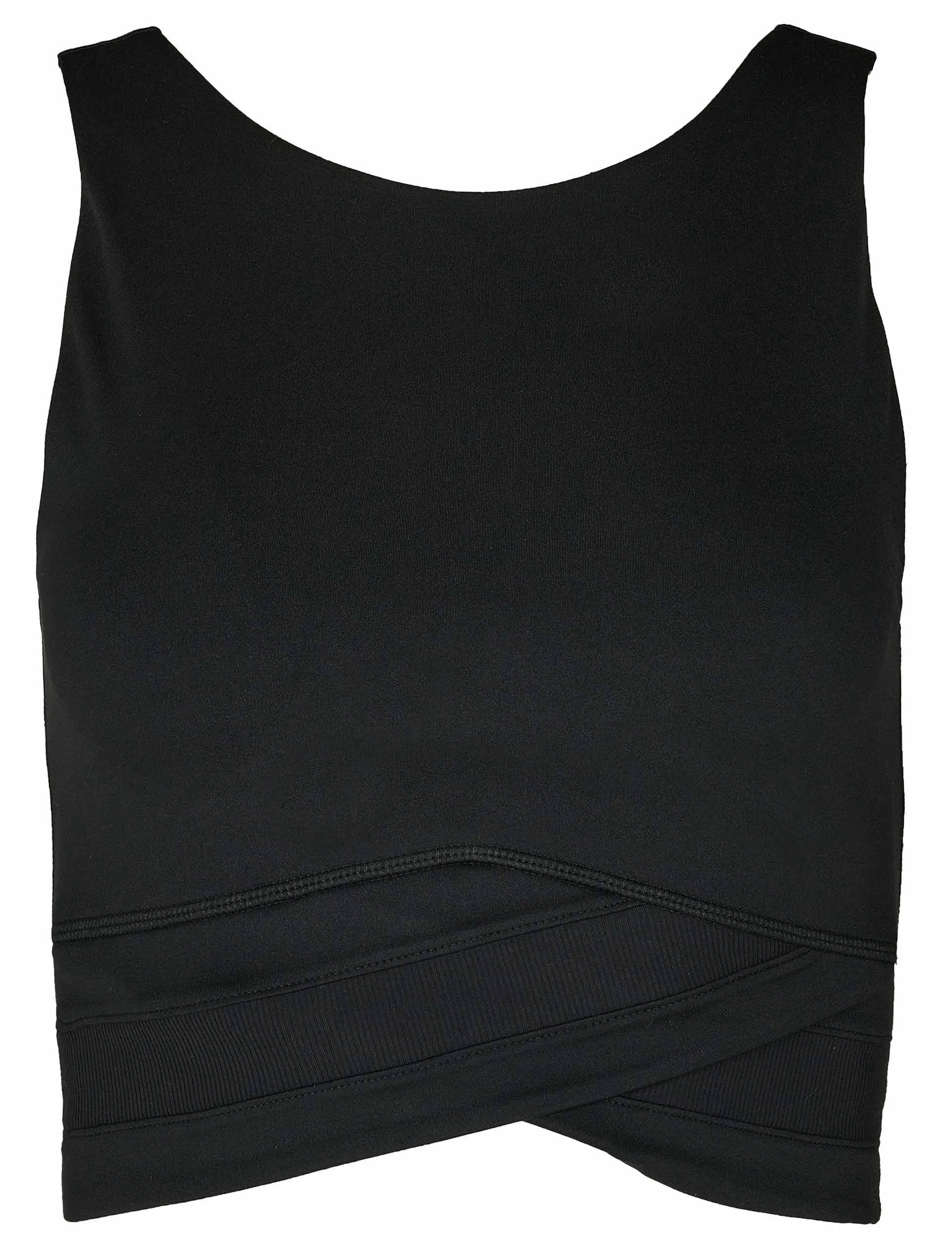 All Day Wrap Waist Tank - Black