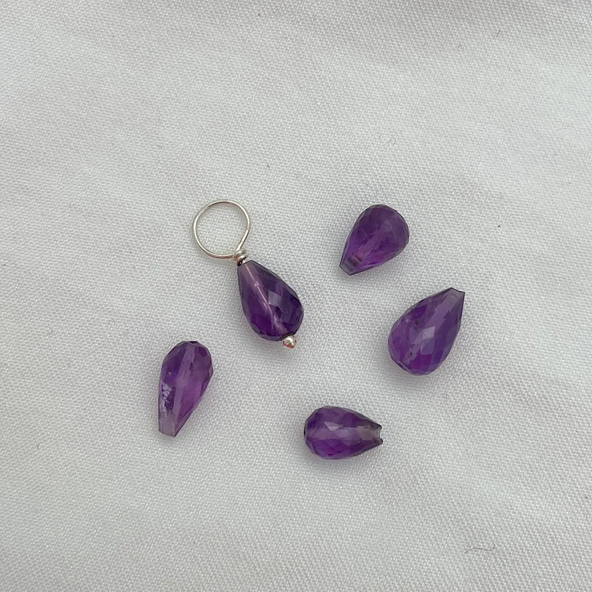 Amethyst Teardrop Briolette (Small)