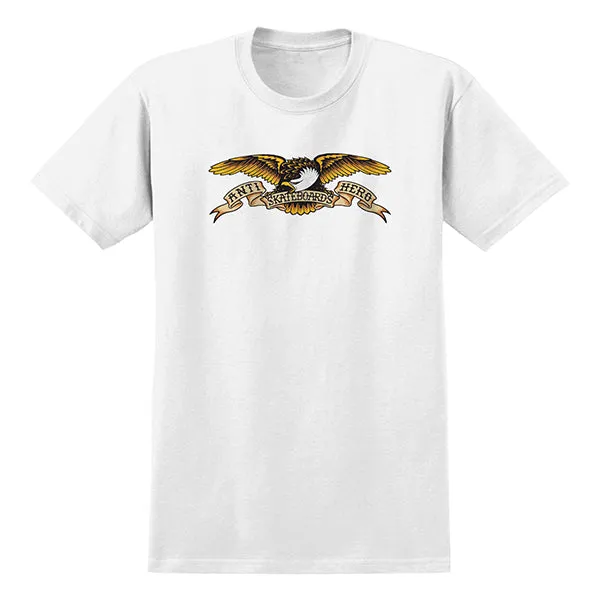 ANTI HERO EAGLE TEE WHITE/BLACK MULTI