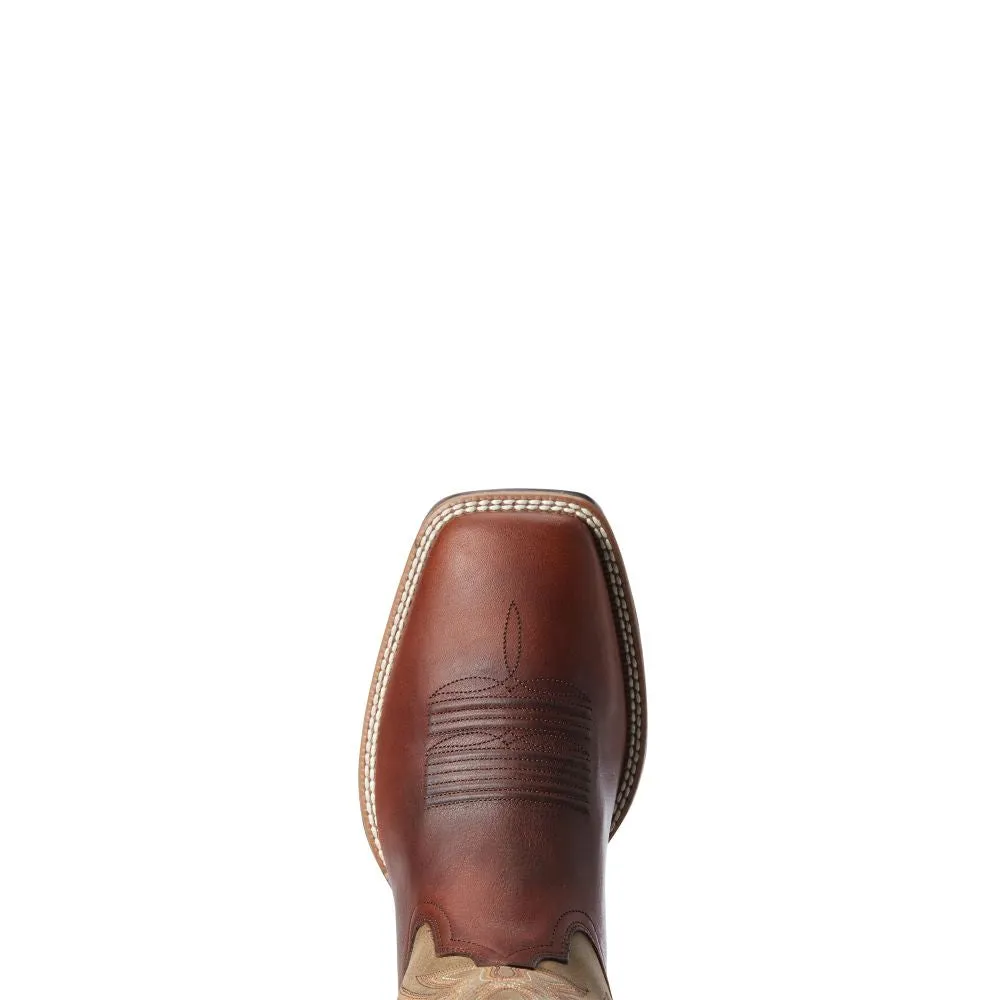 'Ariat' Men's 11" Western Valor Ultra - Peanut / Brown Bomber