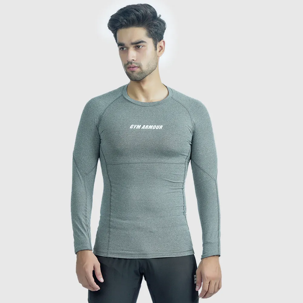 Armour Compression LongSleeves Tee (Grey)