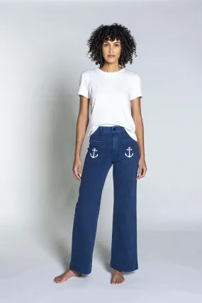 ASKK NY Sailor Pant Anchor Navy