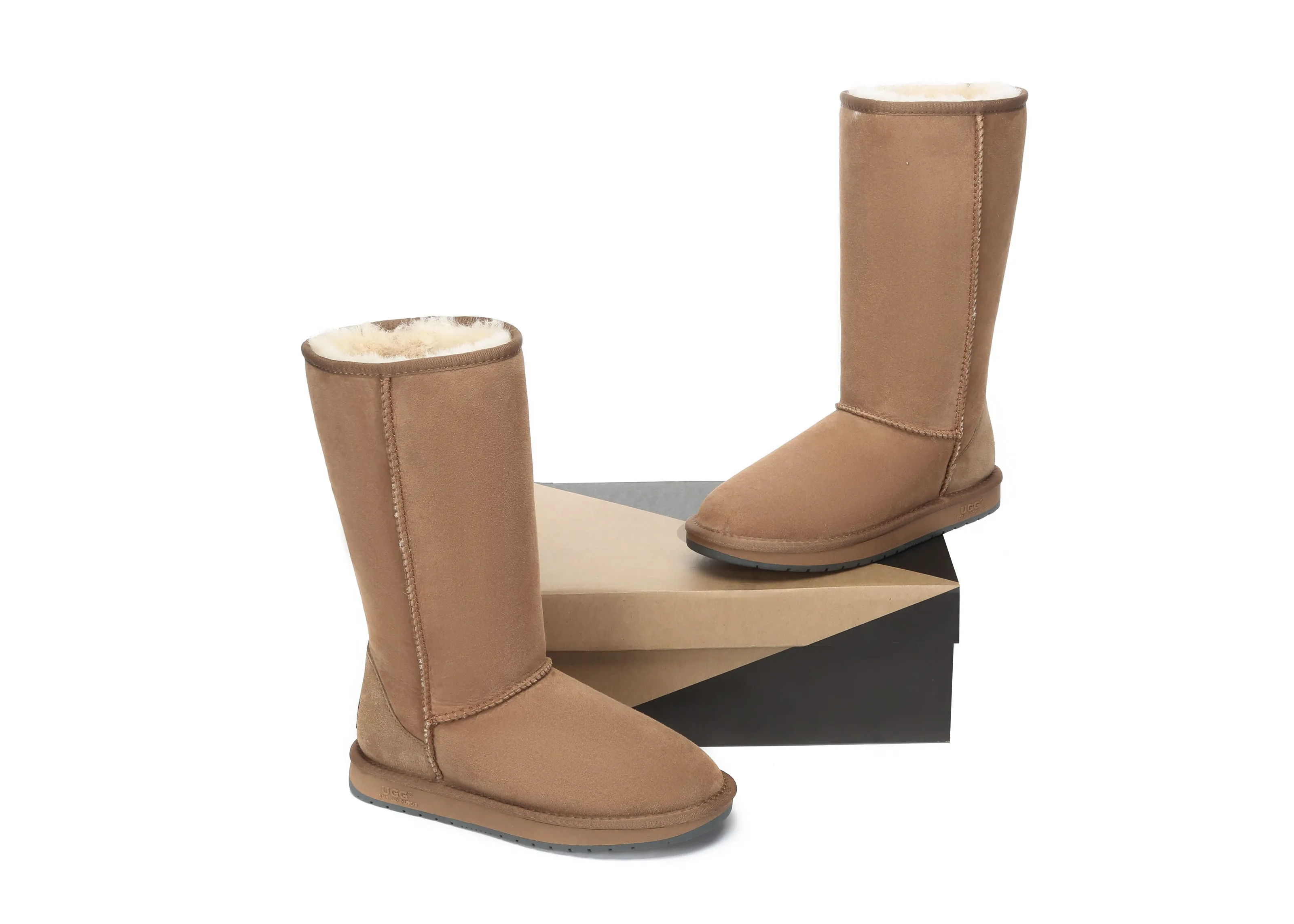 Australian Premium Double Face Sheepskin Tall Classic Boots