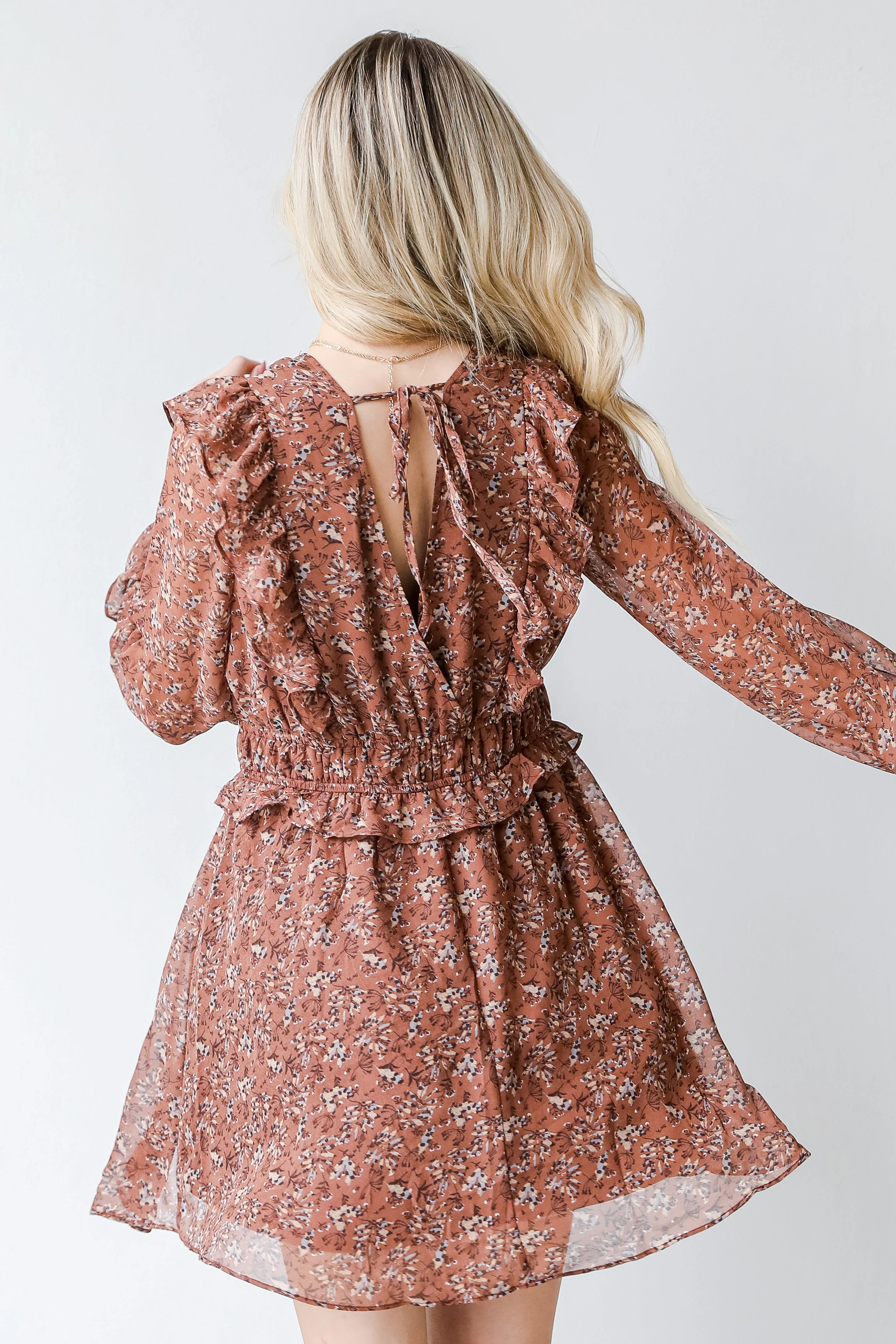 Beyond Lovely Floral Mini Dress