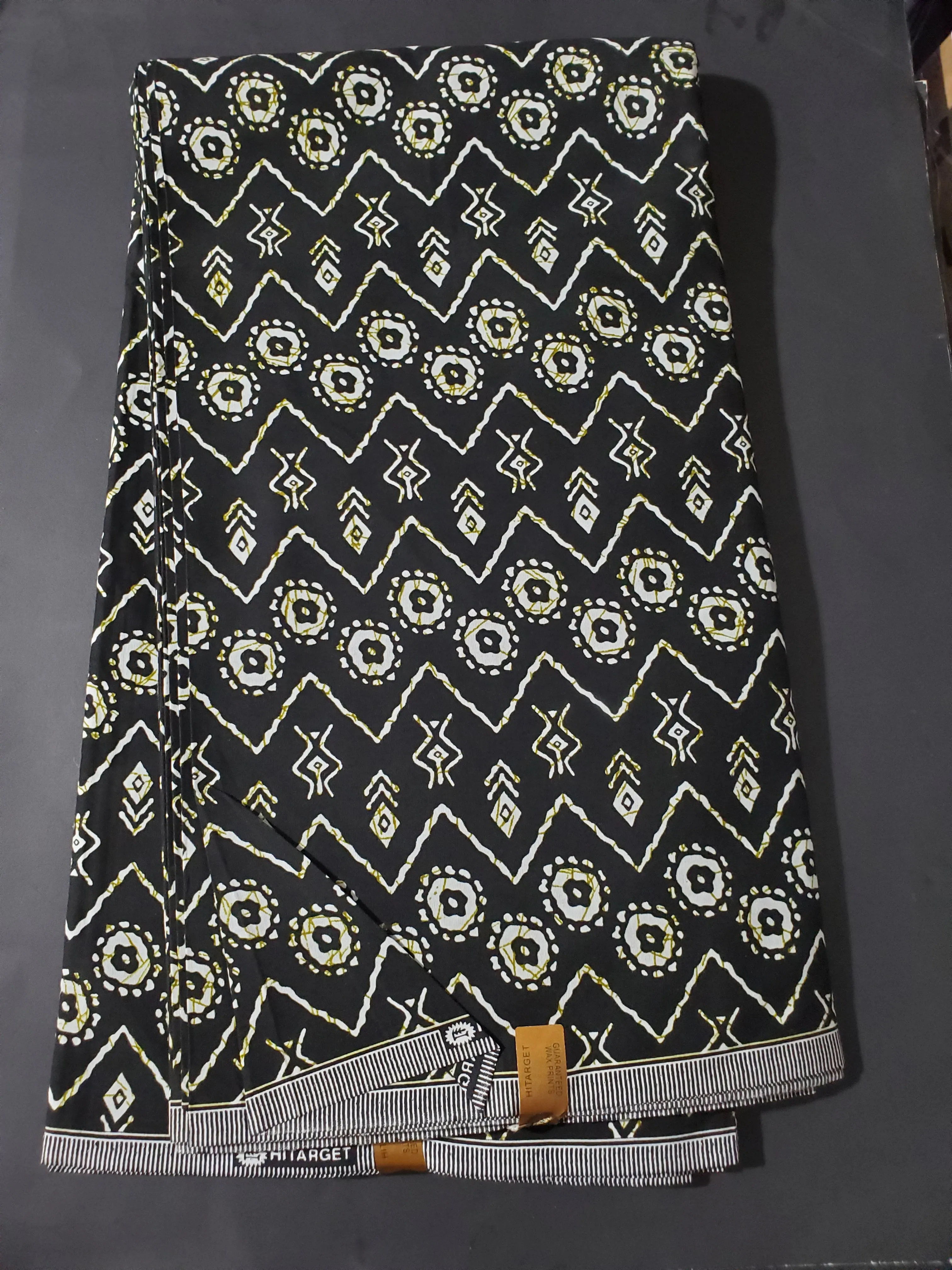 Black and White Tribal African Ankara Fabric