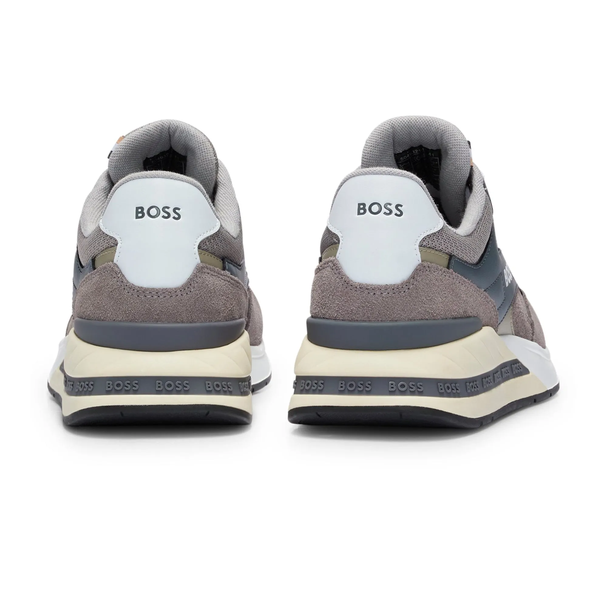 Boss Kurt Runner sdme Trainers - Medium Grey