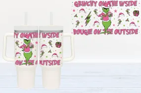 Bougie on the Outside UV DTF 40oz Cup Wrap #40-92 - In Stock