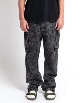 Burly Cargo Pant - Mid Black