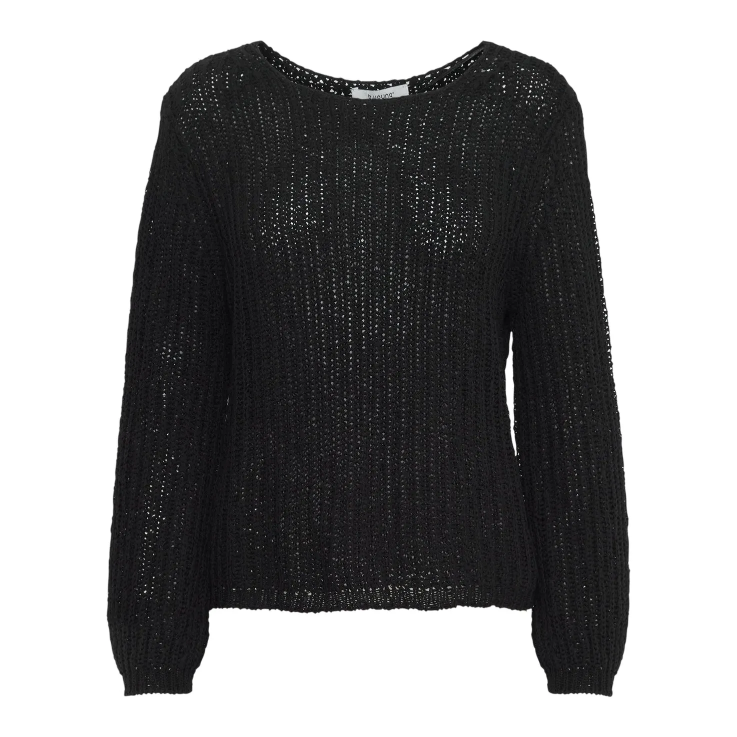 b.young Loose Knit Mara Long Sleeve Top