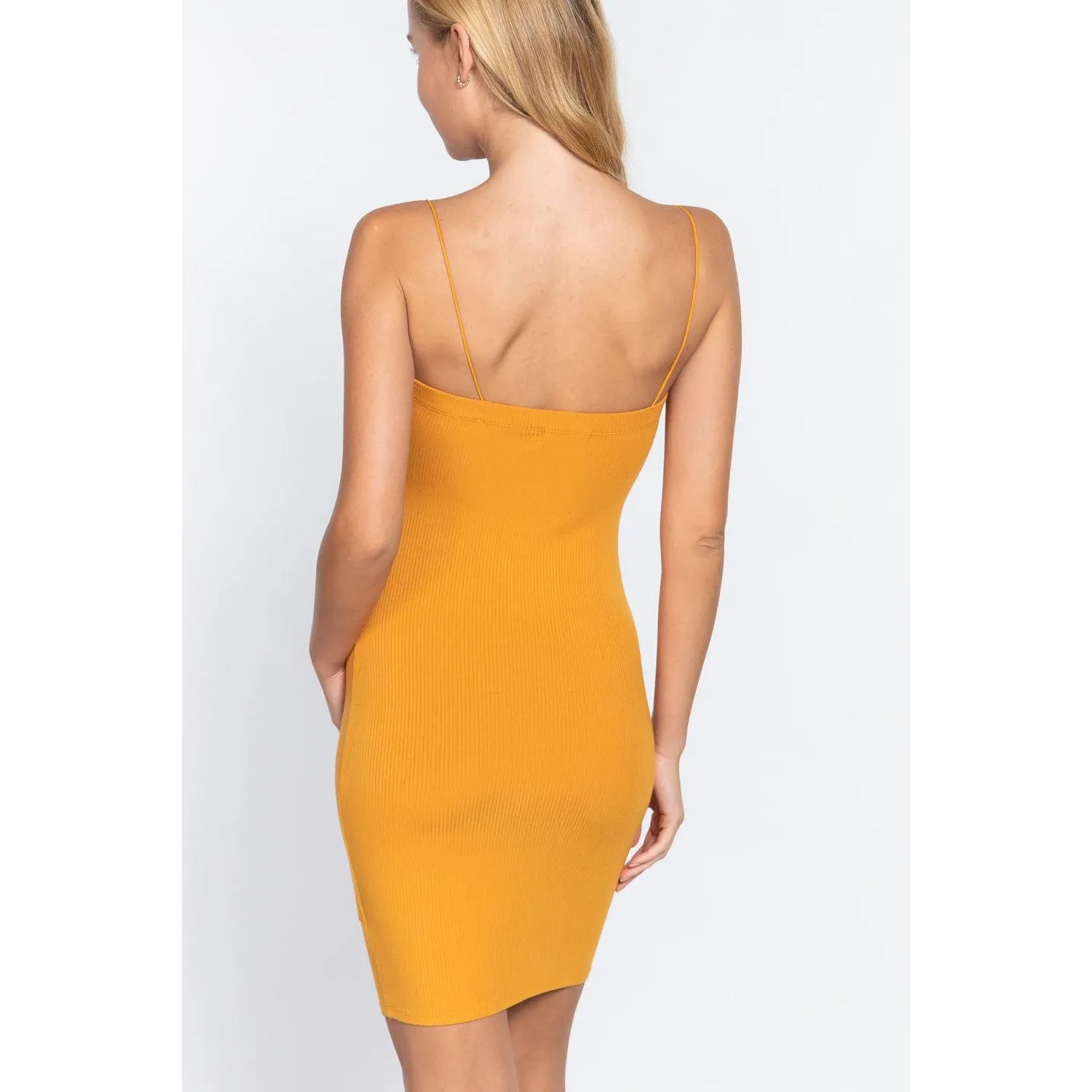 Cami Heavy Rib Mini Dress