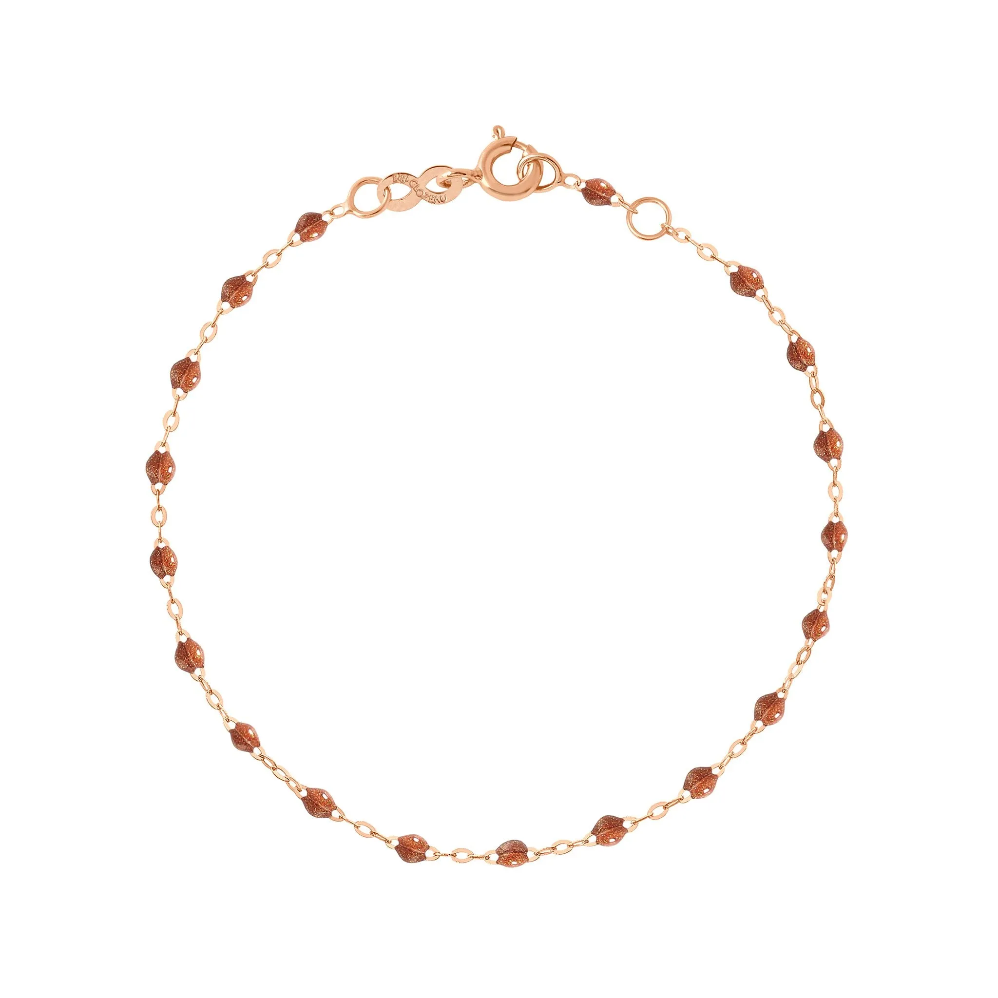 Classic Gigi Fauve bracelet, Rose Gold, 5.9"