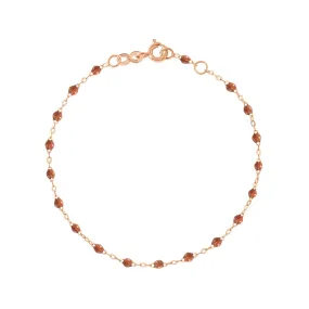 Classic Gigi Fauve bracelet, Rose Gold, 5.9"