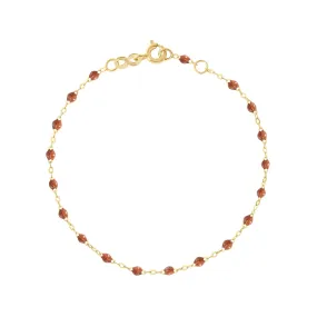 Classic Gigi Fauve bracelet, Yellow Gold, 5.9"