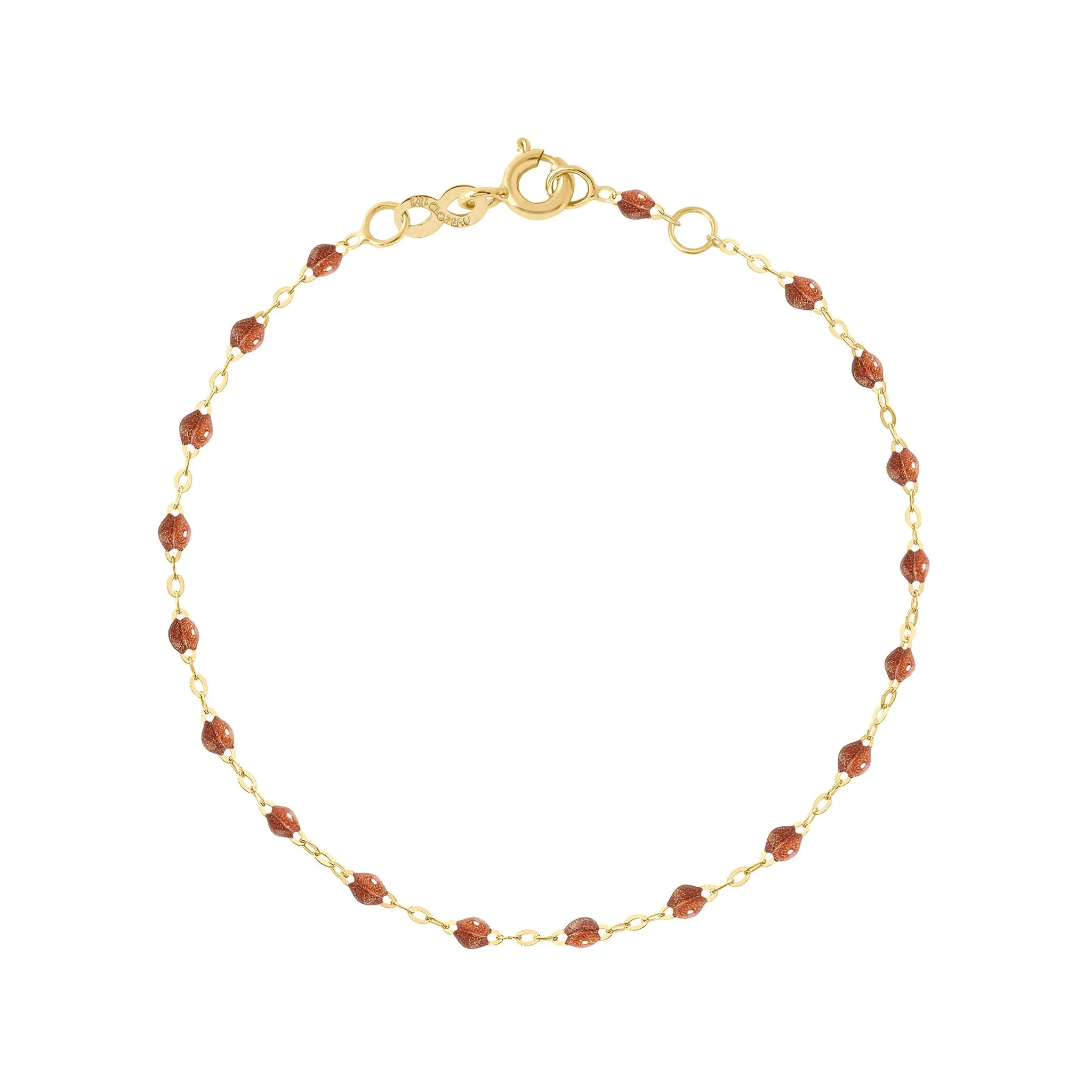 Classic Gigi Fauve bracelet, Yellow Gold, 5.9"