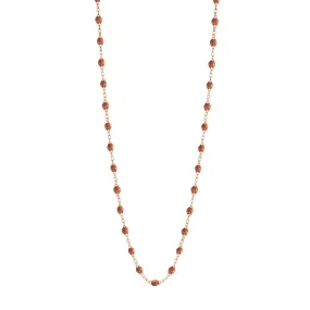 Classic Gigi Fauve necklace, Rose Gold, 19.7"