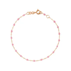 Classic Gigi Fuchsia bracelet, Rose Gold, 6.7"