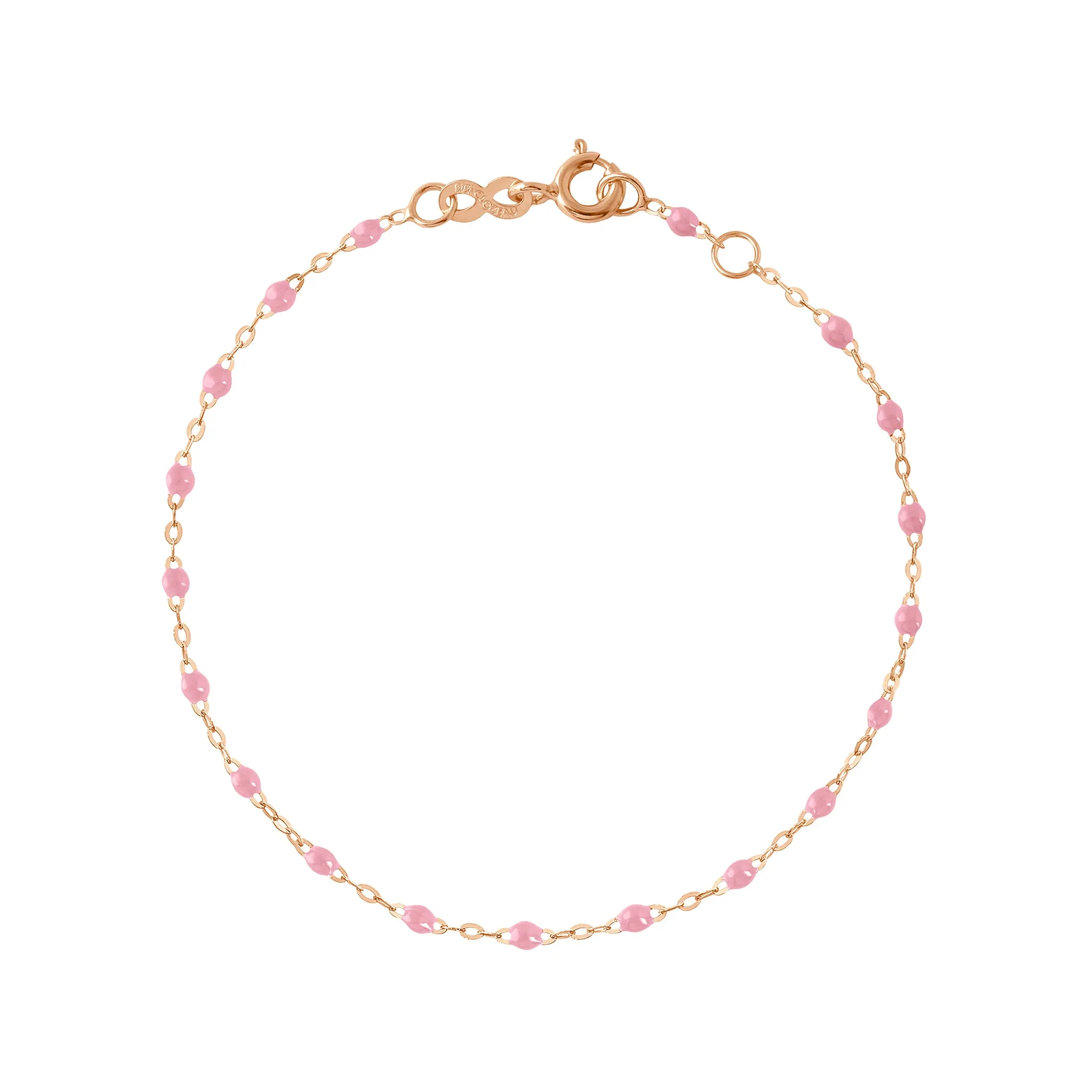 Classic Gigi Fuchsia bracelet, Rose Gold, 6.7"