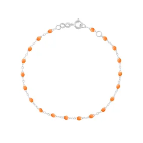 Classic Gigi Mandarine bracelet, White Gold, 6.7"