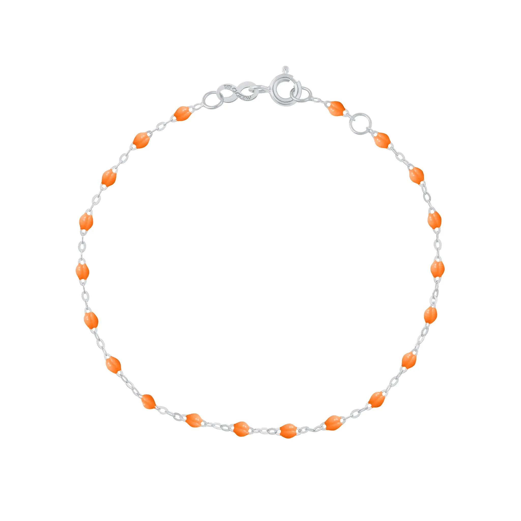 Classic Gigi Mandarine bracelet, White Gold, 6.7"