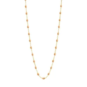 Classic Gigi Nude necklace, Yellow Gold, 19.7"