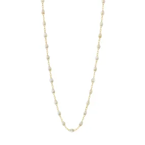 Classic Gigi Opal necklace, Yellow Gold, 19.7"