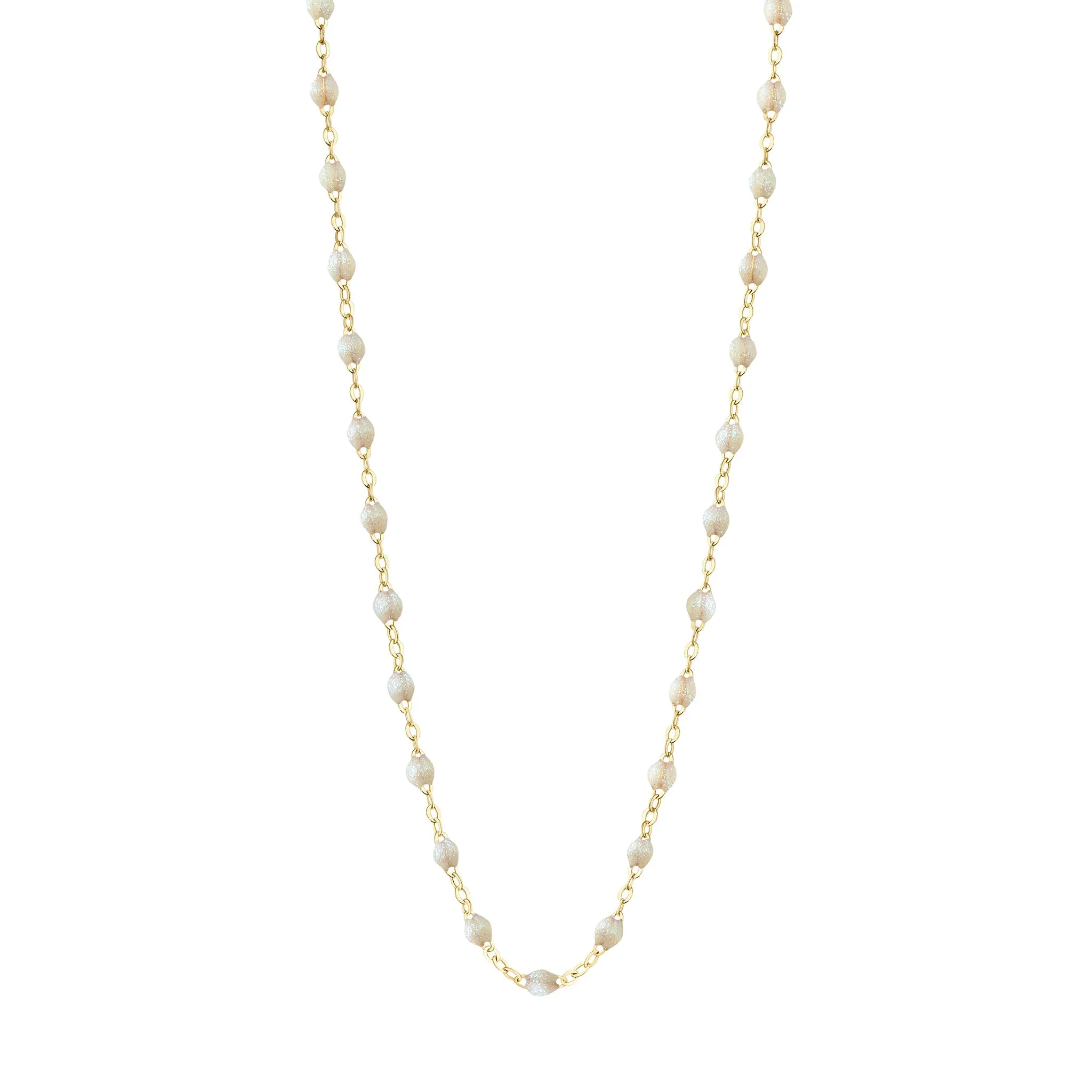 Classic Gigi Opal necklace, Yellow Gold, 19.7"