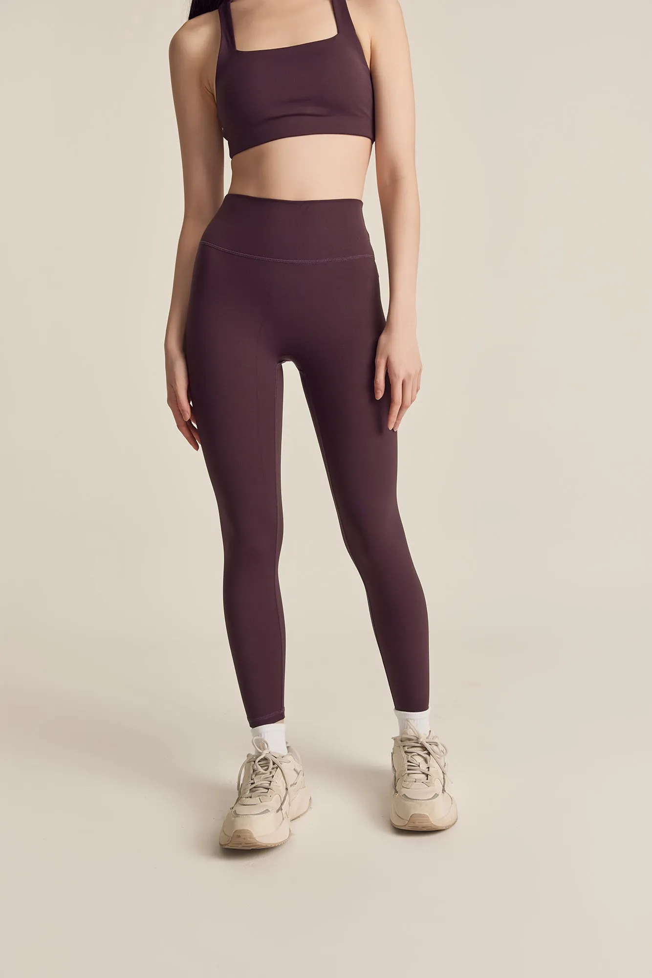 Classic Leggings (Full 24") in Grape