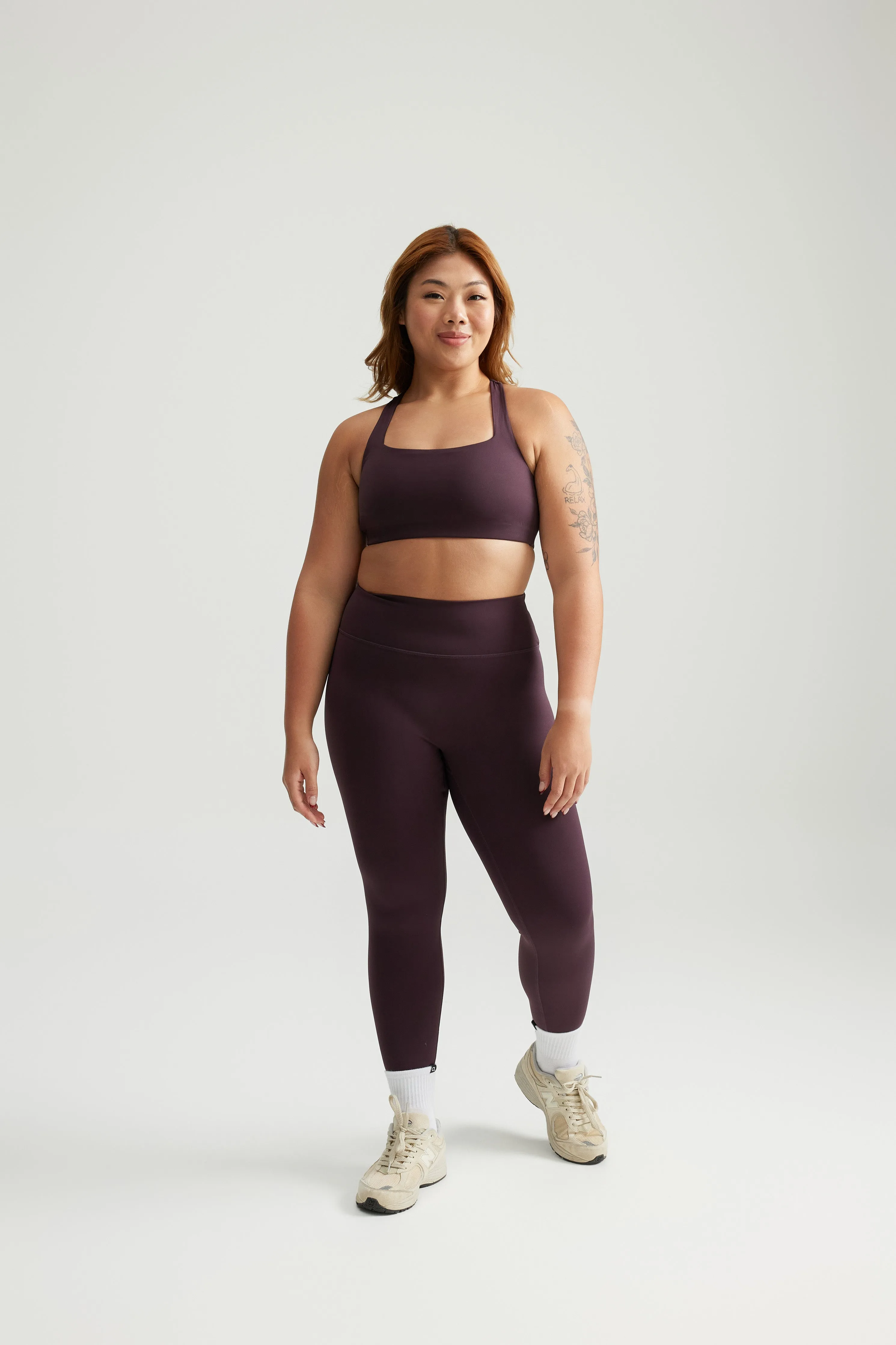 Classic Leggings (Full 24") in Grape