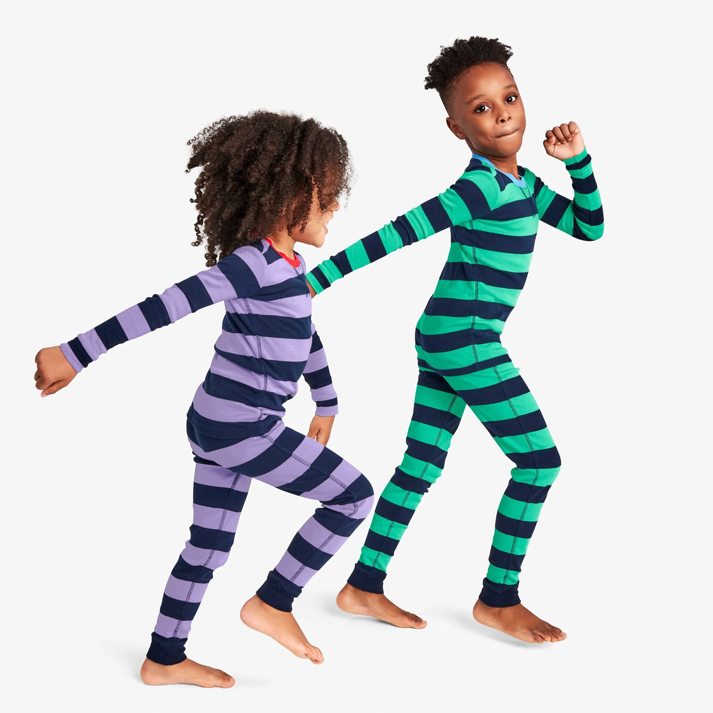 Clearance kids organic pj pant in bold stripe