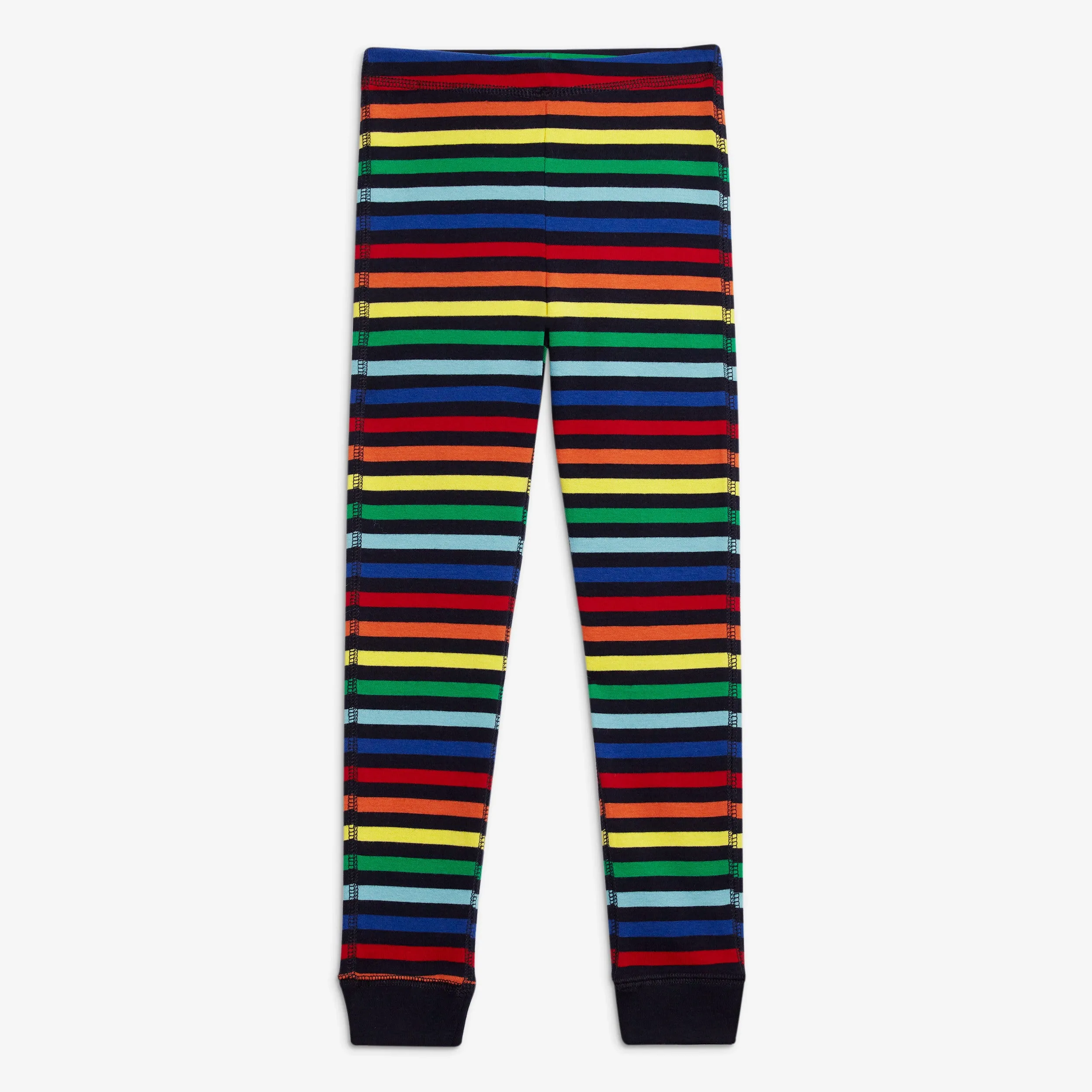 Clearance kids organic pj pant in rainbow