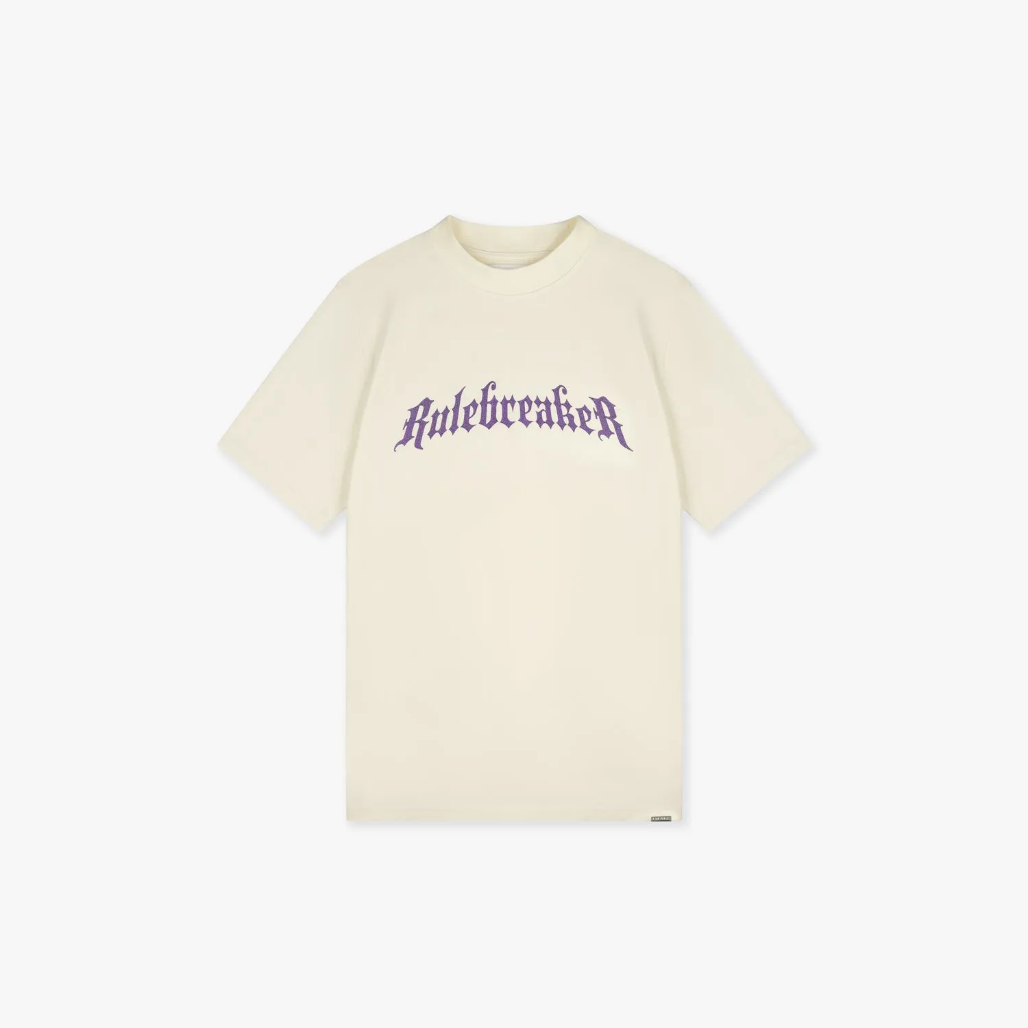 CROYEZ RULEBREAKER T-SHIRT - VINTAGE WHITE/PURPLE