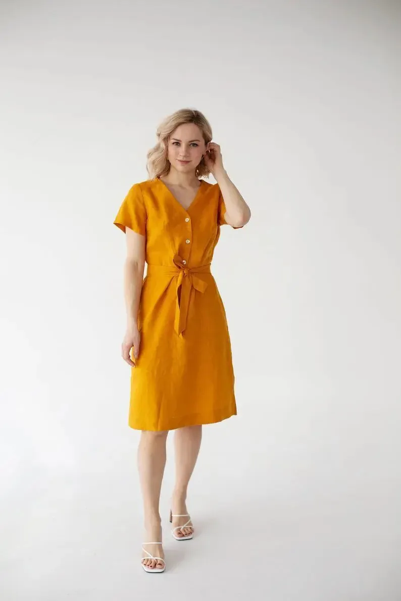 Daisy Linen Dress