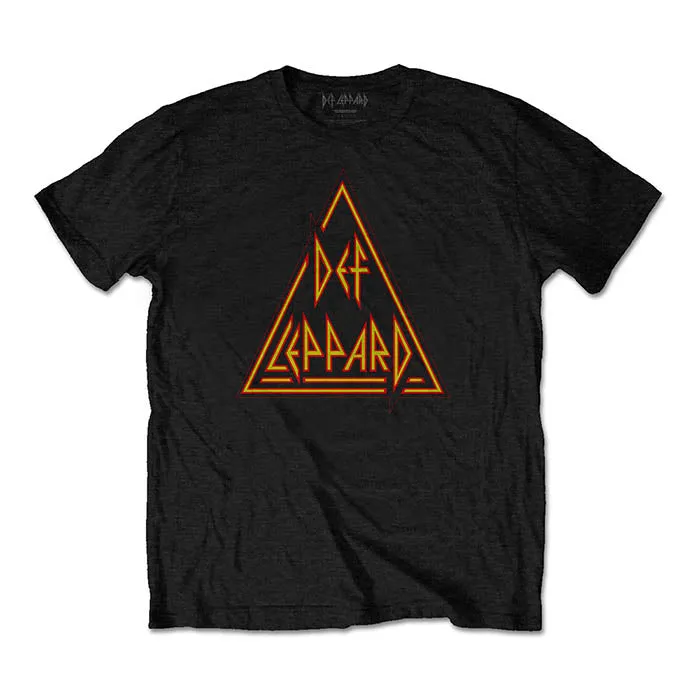 Def Leppard Classic Triangle Logo T-Shirt