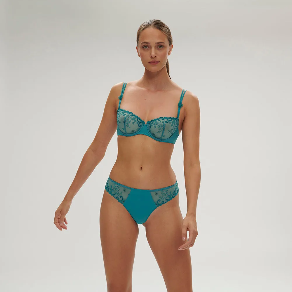 Delice Atoll Blue Half Cup Bra