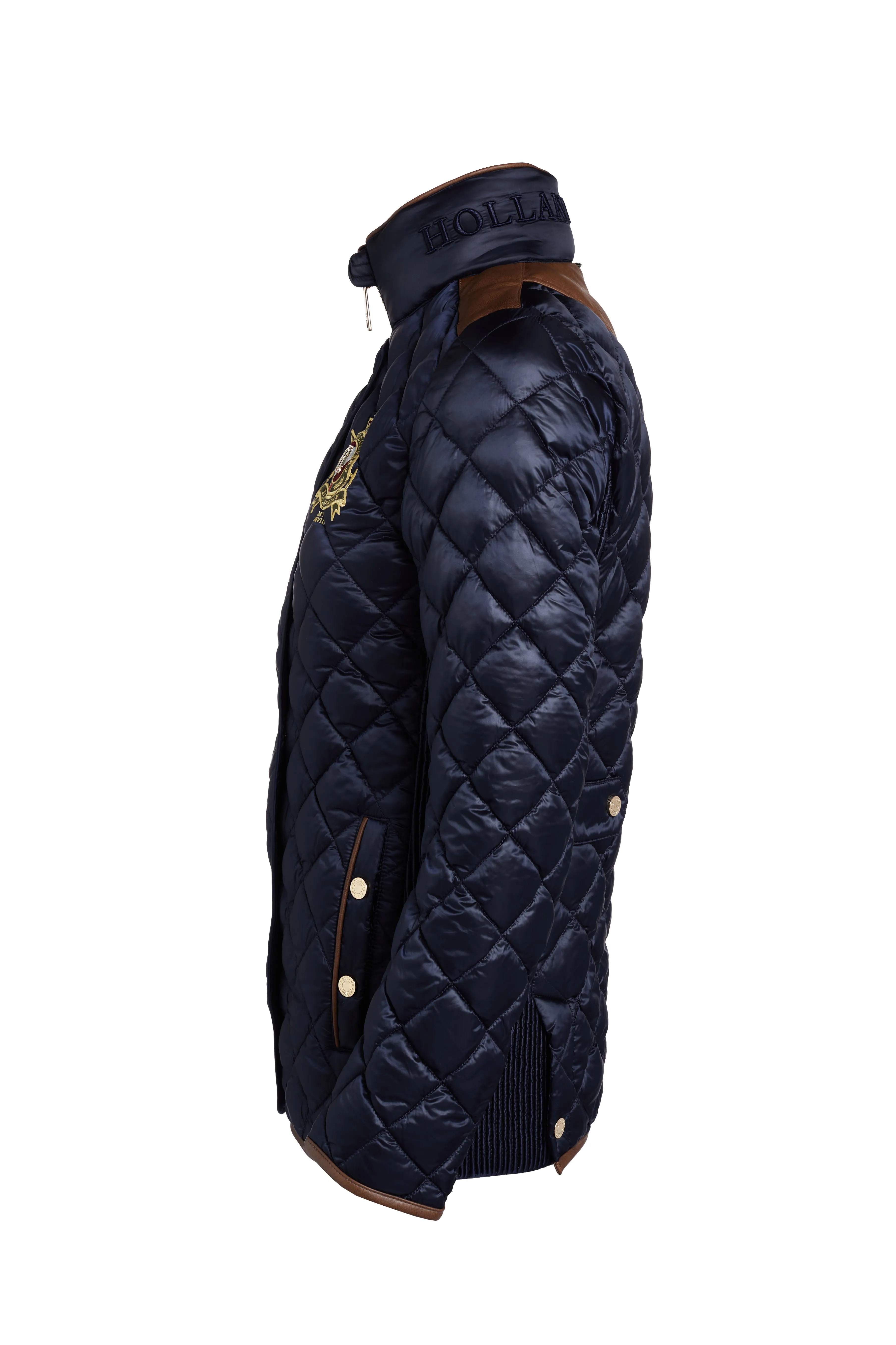 Diamond Quilt Classic Jacket (Ink Navy)