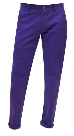 EJ Samuel Purple Chino Long Pants CHL01