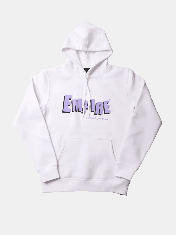 Empire Certified Hood - White / Purple