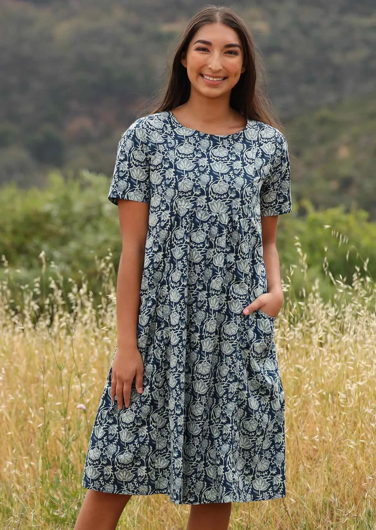 Frankie Dress Indigo