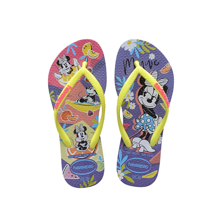 HAVAIANAS INFRADITO KIDS COOL DISNEY 4130287.9053 PURPLE MINNIE