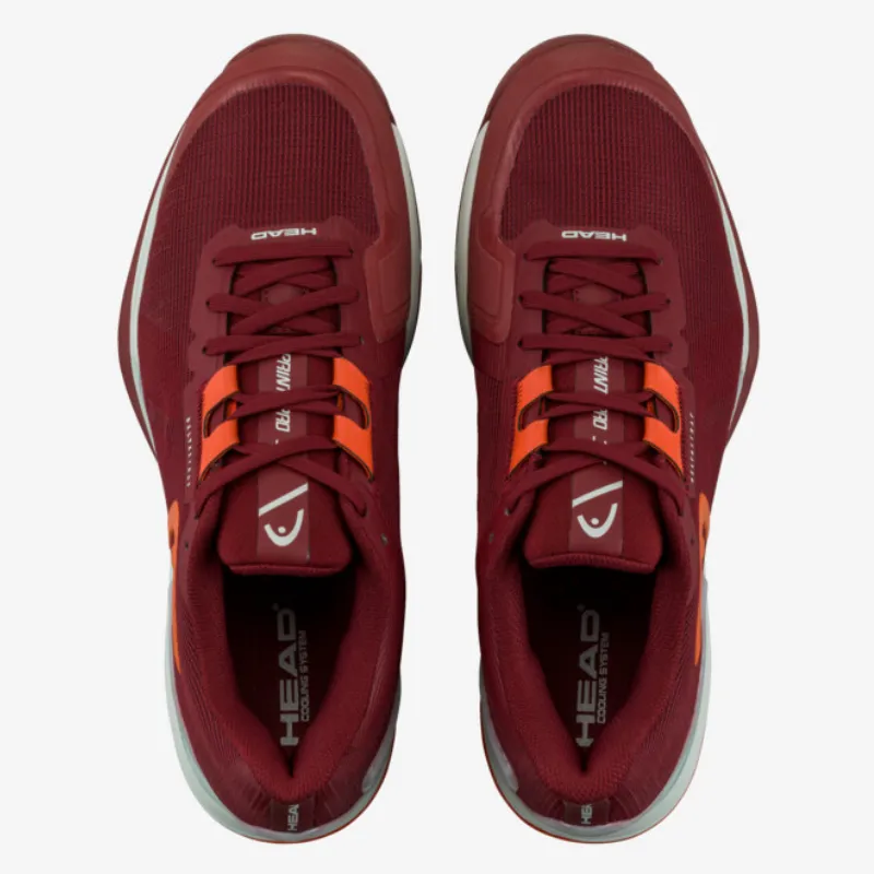 Head Sprint Pro 3.5 Men Tennis Shoes - Dark Red/Orange