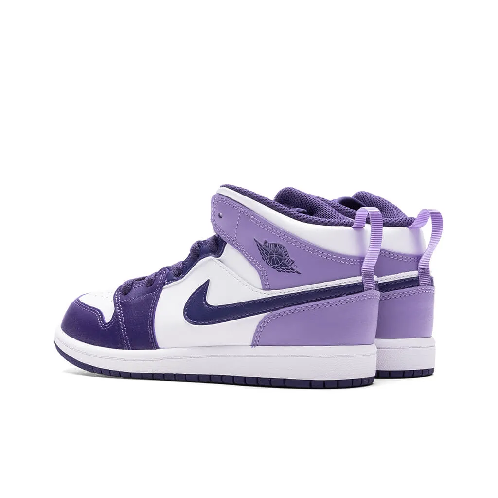 Jordan 1 Mid (PS) - Sky J Purple/White